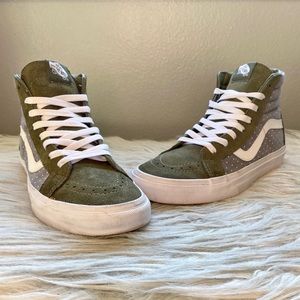 Vans Sk8 Hi Slim Polka Dot 9 1/2
